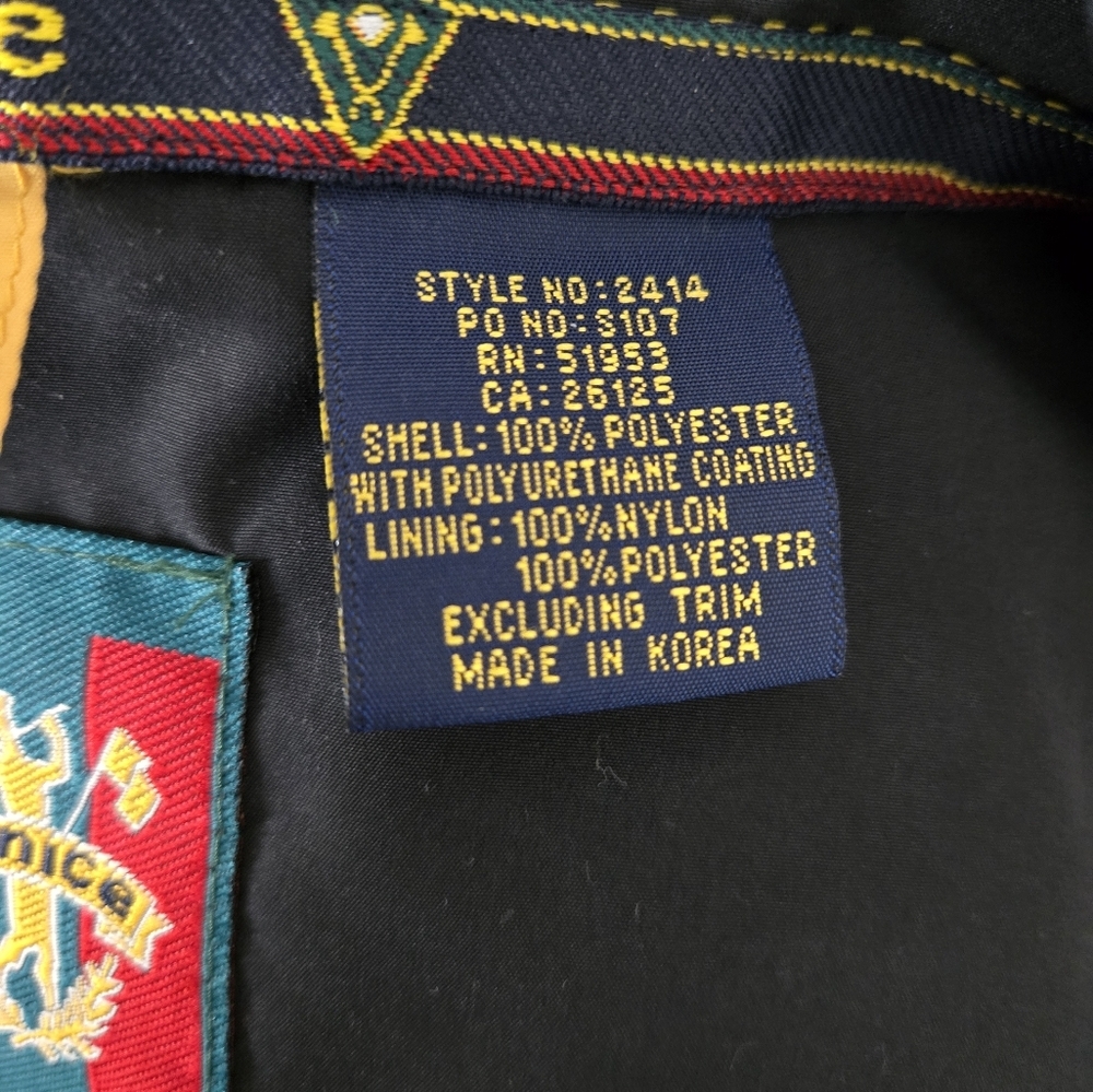 Vintage Sunice Mustard Pullover Windbreaker Jacket L‎ Oversized Golf 90s Korea - Picture 12 of 16